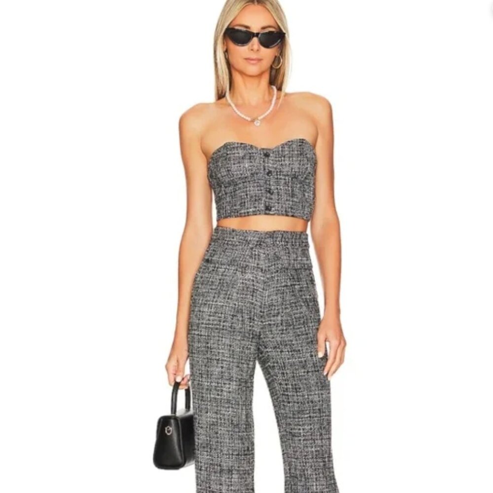More To Come Sasha Pant Set in Gray